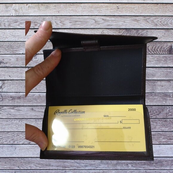 Vintage Royalle Collection By Princess Gardner Brown Leather Tri-Fold Wallet NEW - Picture 4 of 5